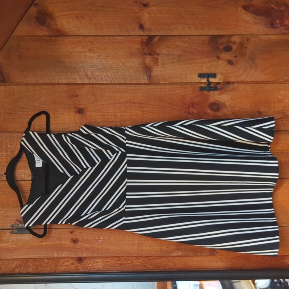 Black and white dress